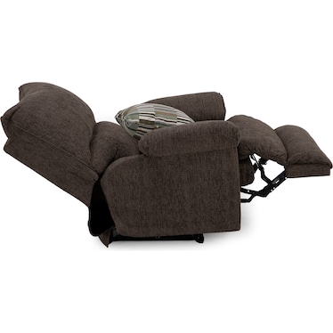 Leonardo Power Recliner in Chocolate