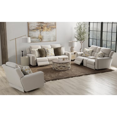 Banks Power Headrest Reclining Sofa