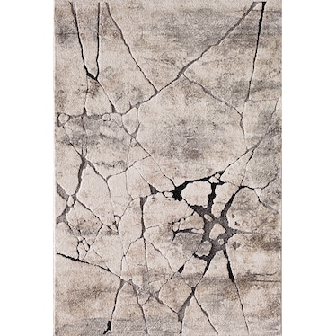 Rainier Tan/Grey Shatter Area Rug