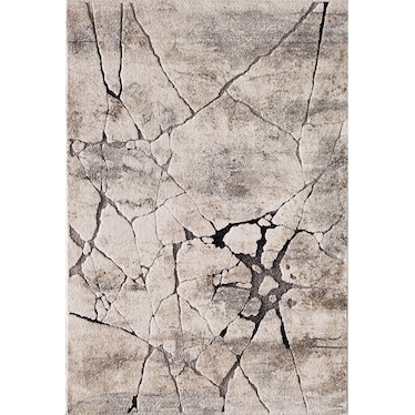 Rainier Tan/Grey Shatter Area Rug