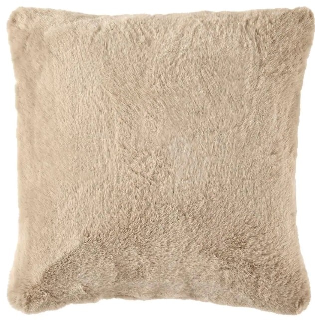 Oversized fur online pillows