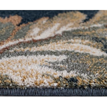Stonington Denim/Clay Floral Area Rug
