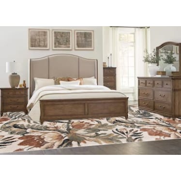 Stonington Coconut/Clay Floral Area Rug