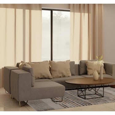 Etros Aubree Cream/Tan/Blue Stripe Area Rug