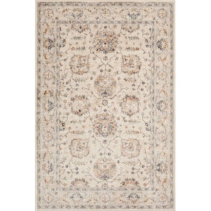 Minerva Roan Alabaster/Storm Area Rug 7'10"X 9'10"