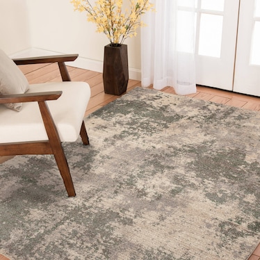 Minerva Fitz Sand/Spring Area Rug