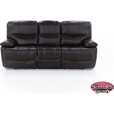 Denver Leather Zero Gravity Power Reclining Sofa