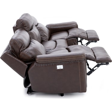 Sadie 3-Pc. Leather Wall Saver Power Headrest Reclining Sofa