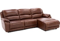 cheers usa brown mtn lth sectional piece pkg  