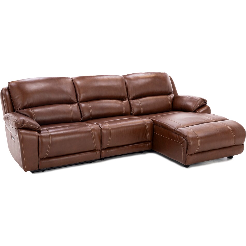 cheers usa brown mtn lth sectional piece pkg  