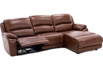 cheers usa brown mtn lth sectional piece pkg  