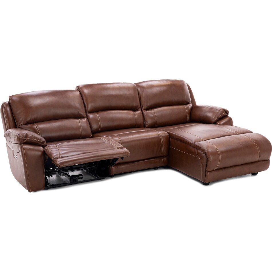 cheers usa brown mtn lth sectional piece pkg  