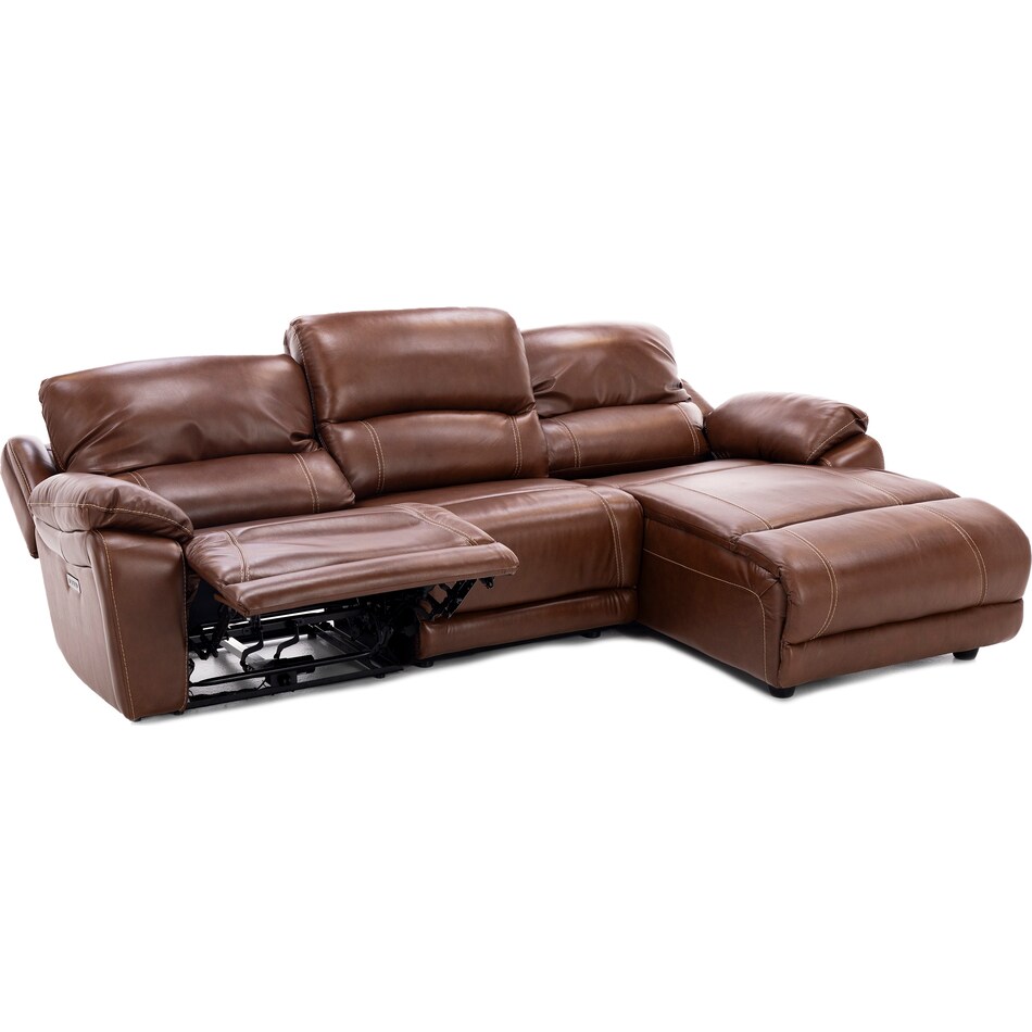 cheers usa brown mtn lth sectional piece pkg  