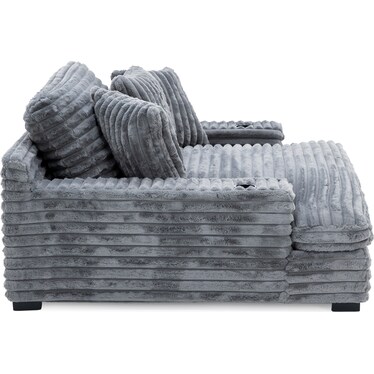 Cuddle Up Oversized Chaise With Cupholders
