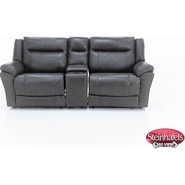 Madrid 3-Pc. Leather Power Reclining Wall Saver Console Loveseat
