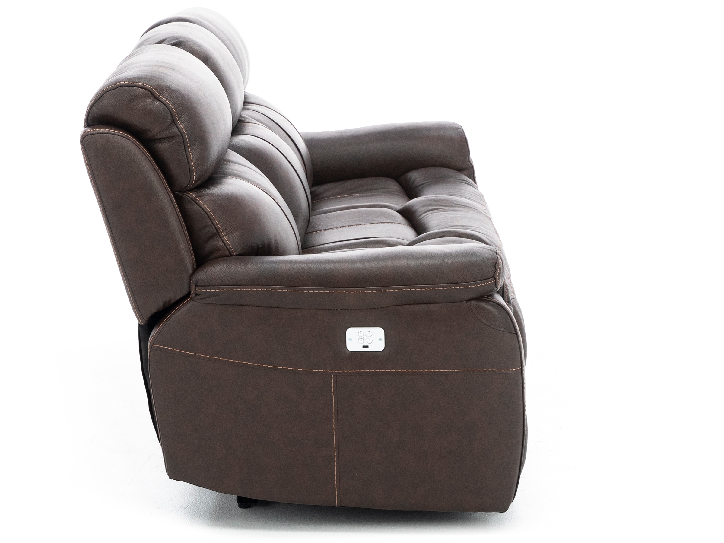 Shane leather deals power reclining sofa