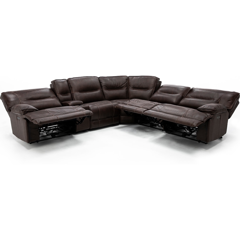 cheers brown mtn lth sectional piece pkg  