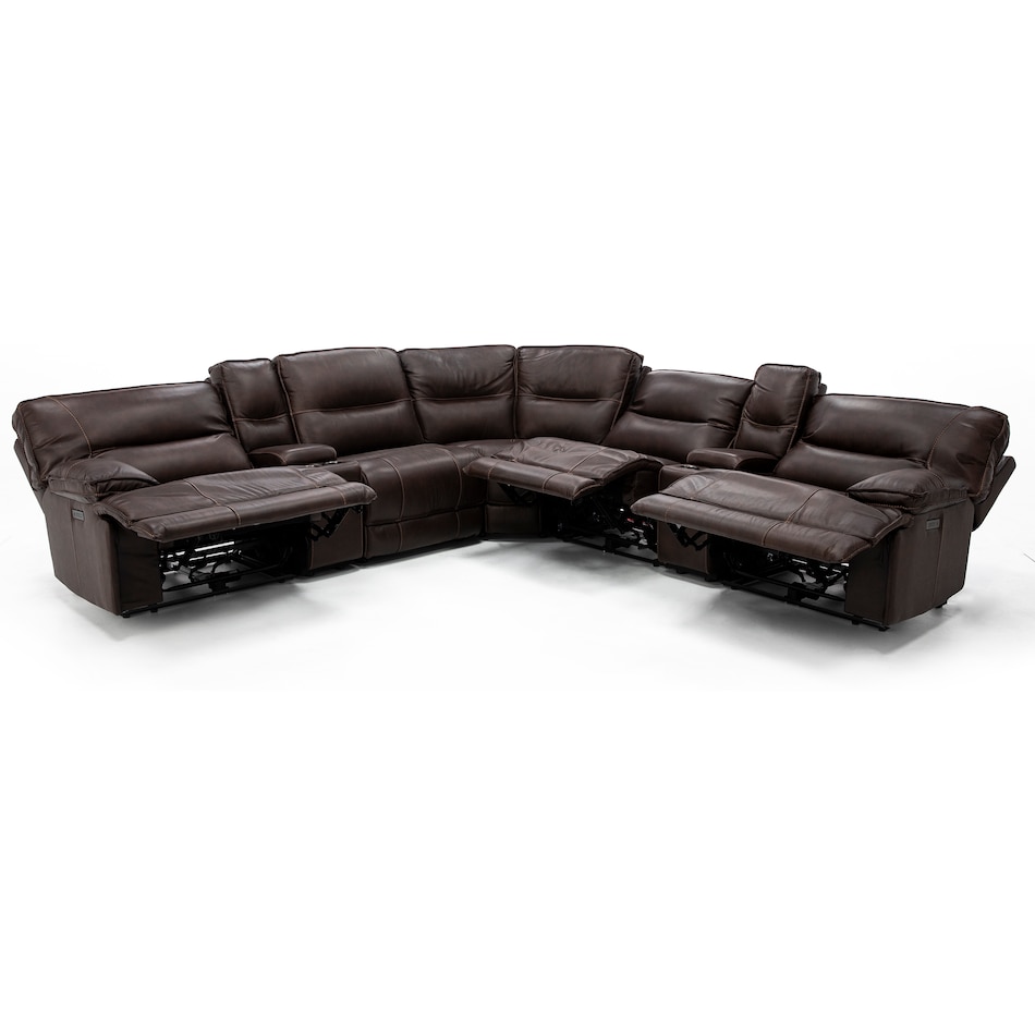 cheers brown mtn lth sectional piece zpkg  