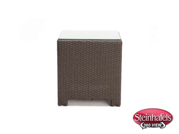 chicago wicker & trading co inc brown end table  image epkg  
