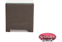 chicago wicker & trading co inc brown end table  image epkg  