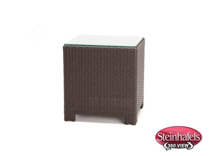 chicago wicker & trading co inc brown end table  image epkg  