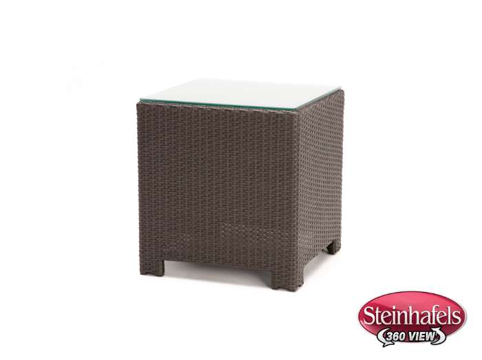 chicago wicker & trading co inc brown end table  image epkg  