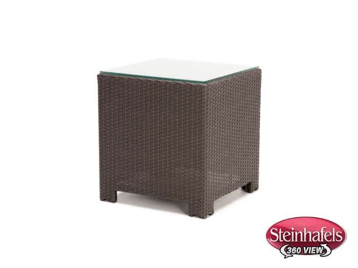 chicago wicker & trading co inc brown end table  image epkg  