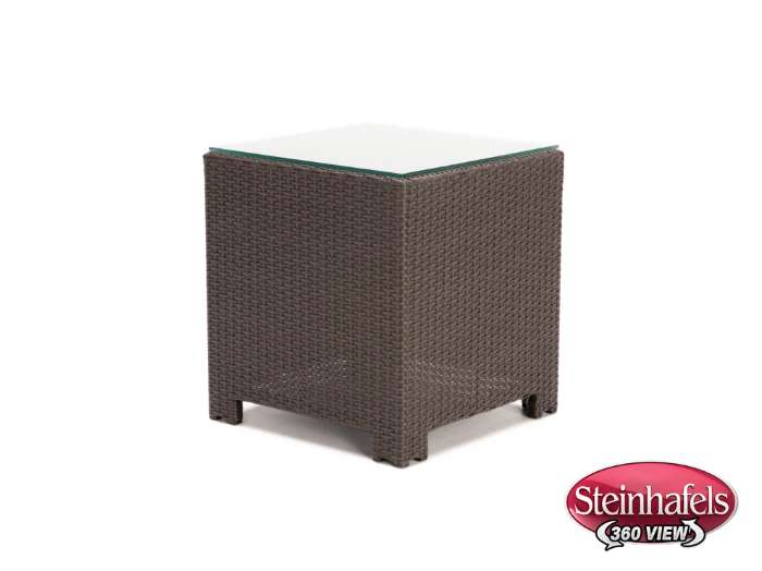 chicago wicker & trading co inc brown end table  image epkg  
