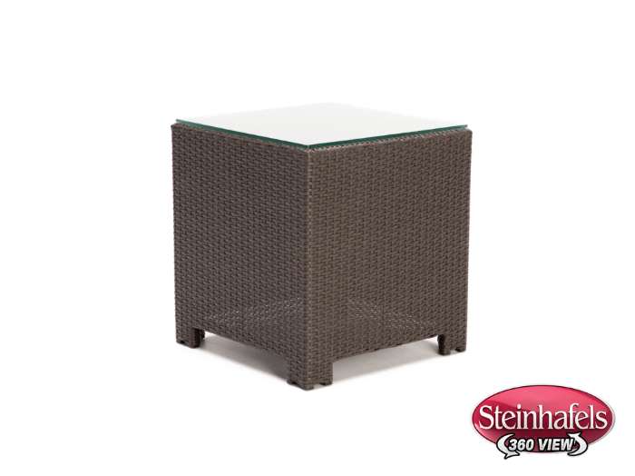 chicago wicker & trading co inc brown end table  image epkg  