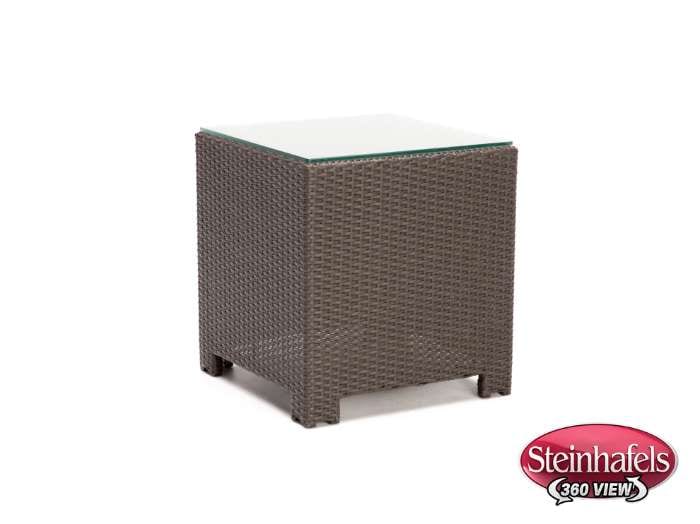 chicago wicker & trading co inc brown end table  image epkg  