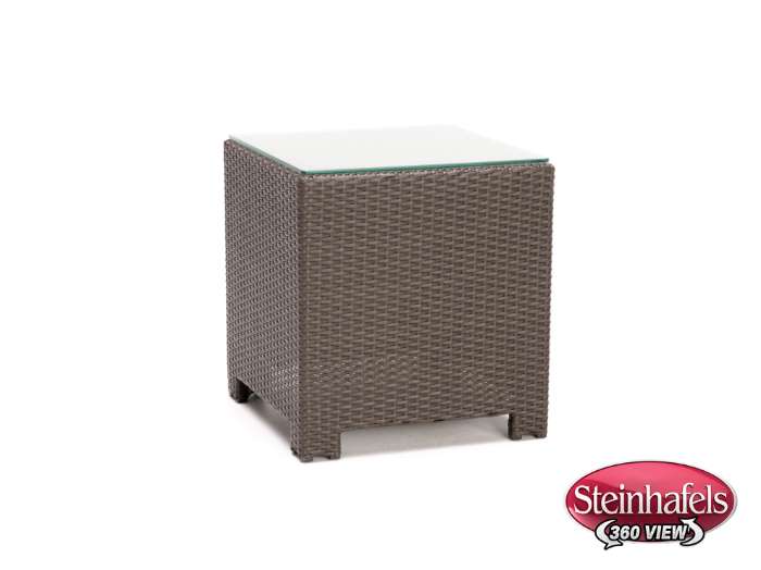 chicago wicker & trading co inc brown end table  image epkg  