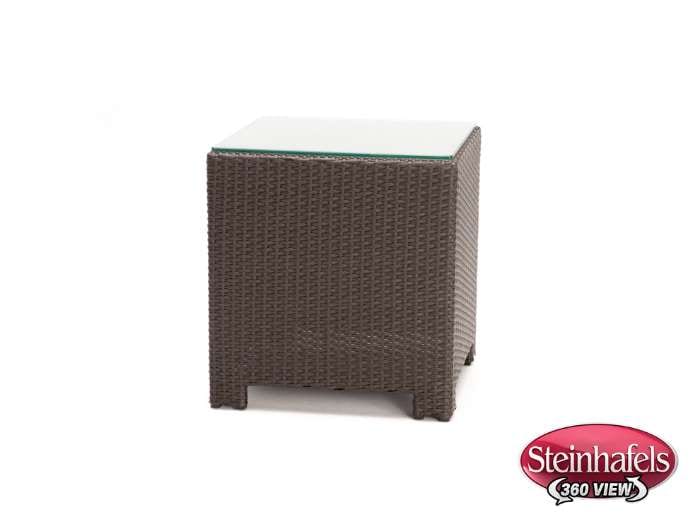 chicago wicker & trading co inc brown end table  image epkg  