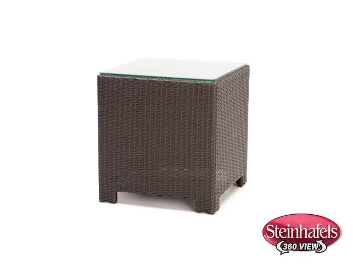 chicago wicker & trading co inc brown end table  image epkg  