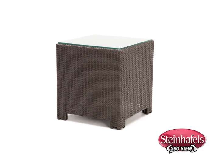 chicago wicker & trading co inc brown end table  image epkg  