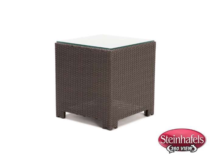 chicago wicker & trading co inc brown end table  image epkg  