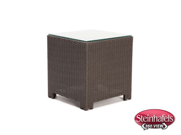 chicago wicker & trading co inc brown end table  image epkg  