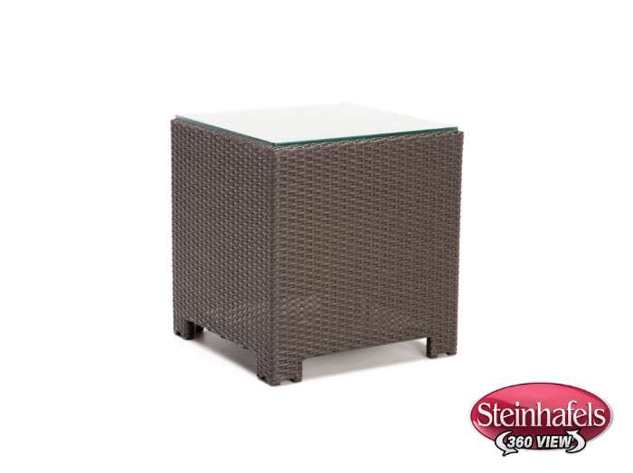 chicago wicker & trading co inc brown end table  image epkg  