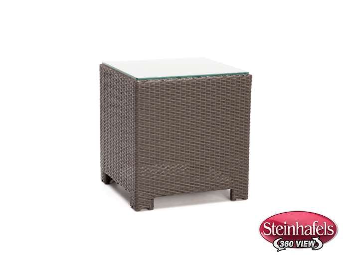 chicago wicker & trading co inc brown end table  image epkg  