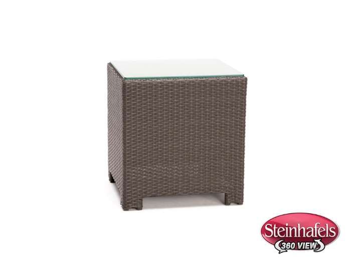 chicago wicker & trading co inc brown end table  image epkg  