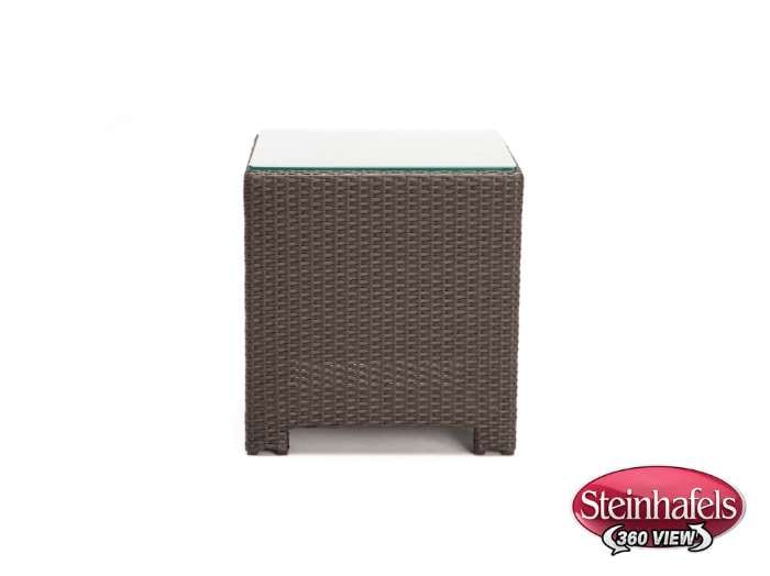 chicago wicker & trading co inc brown end table  image epkg  