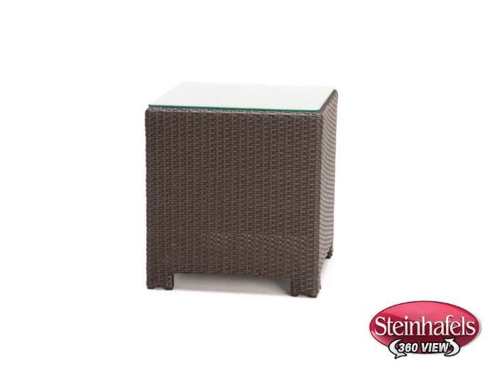 chicago wicker & trading co inc brown end table  image epkg  