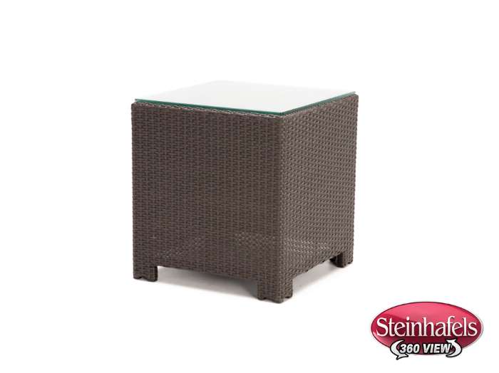 chicago wicker & trading co inc brown end table  image epkg  