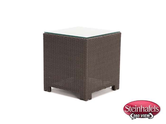 chicago wicker & trading co inc brown end table  image epkg  
