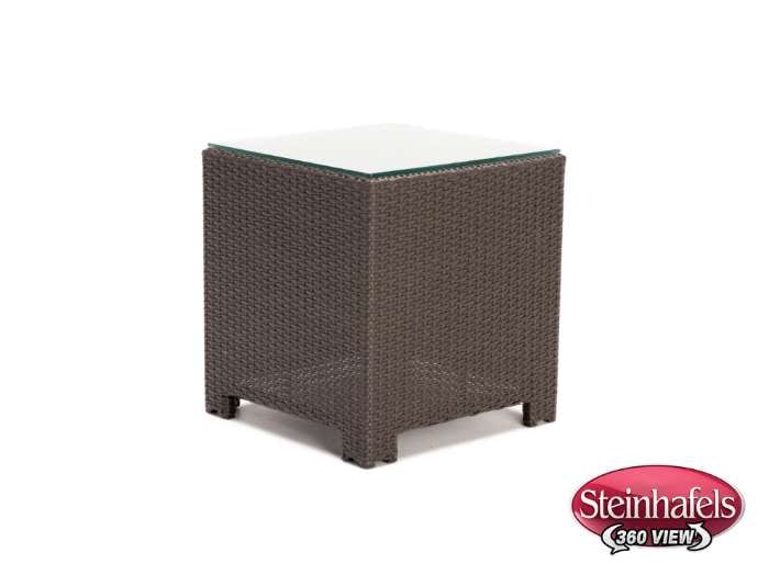 chicago wicker & trading co inc brown end table  image epkg  