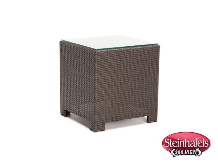chicago wicker & trading co inc brown end table  image epkg  