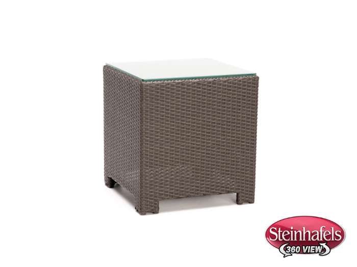 chicago wicker & trading co inc brown end table  image epkg  