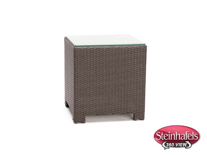 chicago wicker & trading co inc brown end table  image epkg  