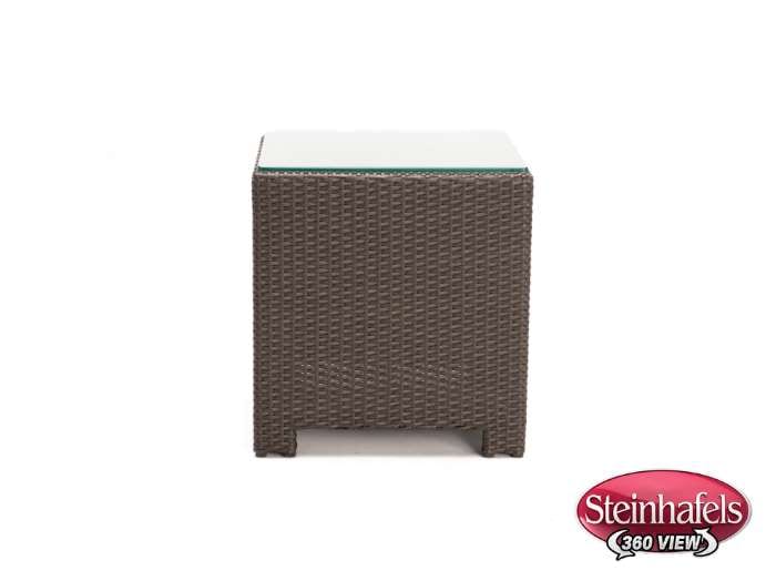 chicago wicker & trading co inc brown end table  image epkg  