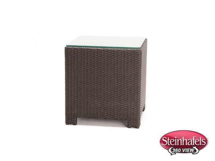chicago wicker & trading co inc brown end table  image epkg  
