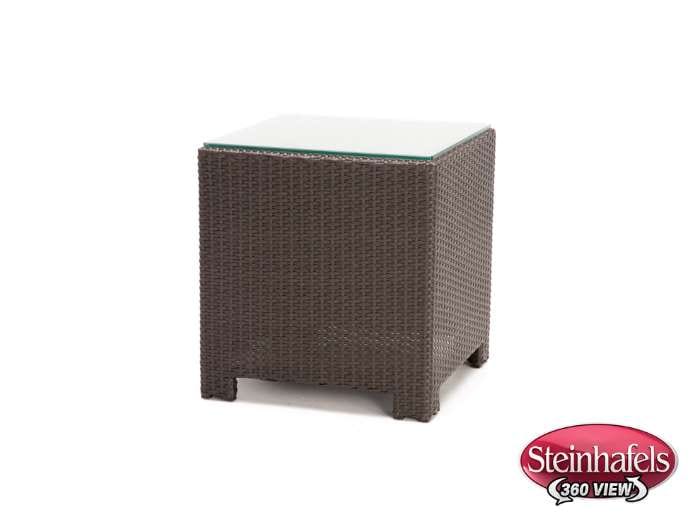 chicago wicker & trading co inc brown end table  image epkg  